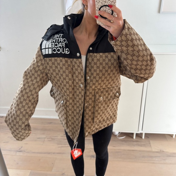 The North Face Jackets & Blazers - The North Face x Gucci Brown Jacket, Size S/M